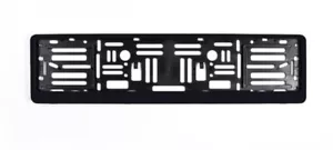 Universal European Euro License Plate Holder Frame Trim Surround Tag Bracket-Car - Picture 1 of 3