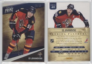2011-12 Panini Prime Silver /25 Ed Jovanovski #40