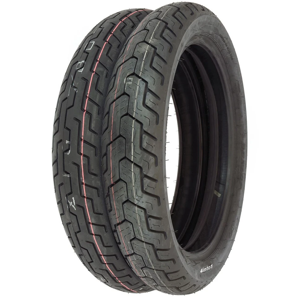 Dunlop D404 Tire Set - Honda CX500C/D GL500 CB550SC CB650C/SC GL650 - Tires Only - Image 1 of 1