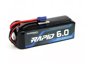 TURNIGY RAPID 6000mAh 6S 22.2V 100C-200C LIPO BATTERY EC5 RC - Picture 1 of 1