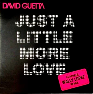 DAVID GUETTA - JUST A LITTLE MORE LOVE - 12" VINYL RECORD - IBIZA FUNKY HOUSE DJ - Picture 1 of 4