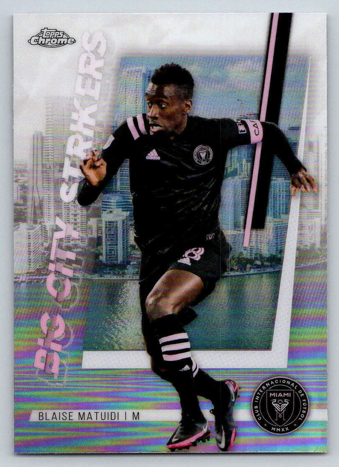 2021 Topps Chrome MLS Big City Strikers #BCS20 Blaise Matuidi (ref Y01016) - Image 1 of 2