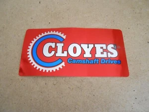 Cloyes Camshaft Drives Metallic Red 8" x 4" Sticker Decal - Foto 1 di 3