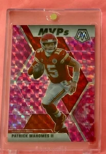 2020 PATRICK MAHOMES RARE PINK PRIZM MOSAIC REFRACTOR CHIEFS MVPs Mint! - Picture 1 of 3