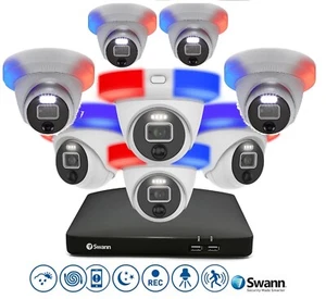 Swann Enforcer CCTV Kit DVR 8 4680 1TB 1080p 8 x 1080DER Camera SWDVK-84680 - Picture 1 of 12