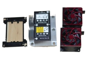 New HP DL380 DL380p G10 CPU Kit, Heatsink 875070-001 & 2 Fans 870931-001, - Picture 1 of 11
