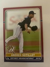 Andres Sotillet  2019 Northwest Arkansas Naturals Team Card