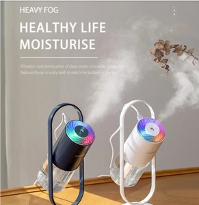 Humidifier, Colorful Mist Cool Home Diffuser Ultrasonic Projection Night Lights - Picture 1 of 24