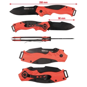 KS Tools Cuchillo Plegable con Bloqueo 200mm Largo 907.2225 - Imagen 1 de 4
