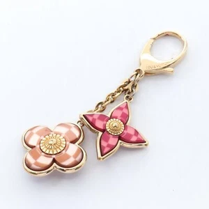 Sale 5Ad4309 Louis Vuitton Keychain Bijousac Mosaic M66882 Gold Pink Used Women - Picture 1 of 14