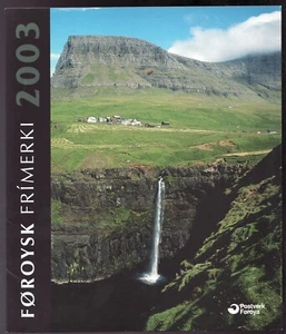 2003 Faroe Islands - Post Office postage stamp & XMAS seal folder set Cv$62.30 - Picture 1 of 1
