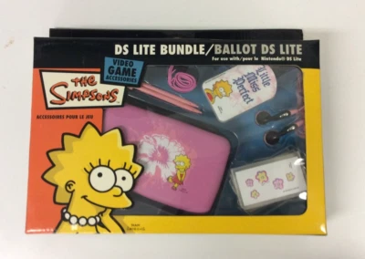 Lisa Simpson DS Lite Bundle Nintendo Solutions2go Case/Stylus/Earbuds/Strap - Image 1 of 4