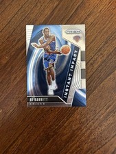 2019-20 Panini Prizm RJ Barrett SILVER PRIZM INSTANT IMPACT RC ROOKIE CARD #22