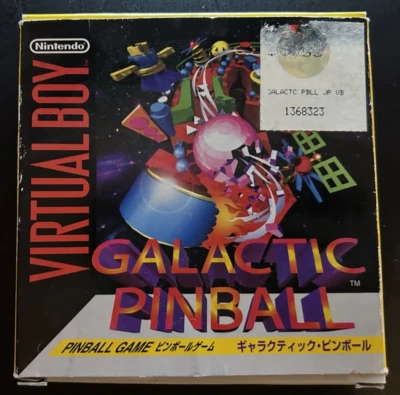 Galactic Pinball Nintendo Virtual Boy Box, Game and Manuals - Image 1 of 4