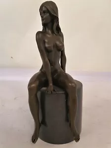 Dekorative französische Jugendstil Bronze signiert Claude - Bild 1 von 8
