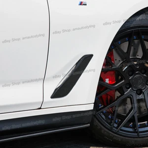 Guardabarros lateral de carbono guardabarros rejilla moldura para BMW Serie 5 G30 G31 M550i 2018+ - Imagen 1 de 7