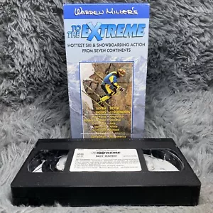 Warren Miller: To The Extreme VHS Tape 1991 Skiing Snowboarding Seven Continents - Picture 1 of 8