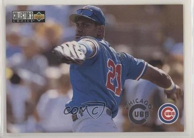 1996 Collector's Choice Team Checklist Silver Foil Signature Sammy Sosa #403 - Image 1 of 2