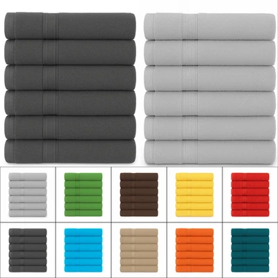 100% Egyptian Cotton Hand Towels 600GSM Luxury Face Cloths Soft Bath Sheets - Image 1 of 4