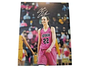 CAITLIN CLARK AUTOGRAPHED Photo 8x10 PINK IOWA w/COA (GOLDEN) + SHIPS FREE! - Picture 1 of 4