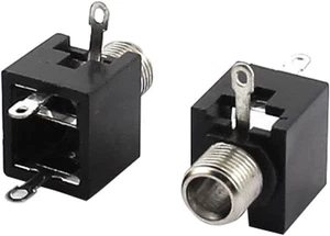 20 Pcs 3.5mm/0.137" Panel Mount Female Mono Socket Headphone Audio Jack PCB C... - Picture 1 of 3
