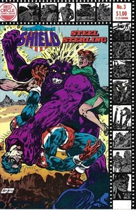 Lancelot Strong, the Shield #3 FN; Red Circle | Steel Sterling - w/Bag+Board - Picture 1 of 1