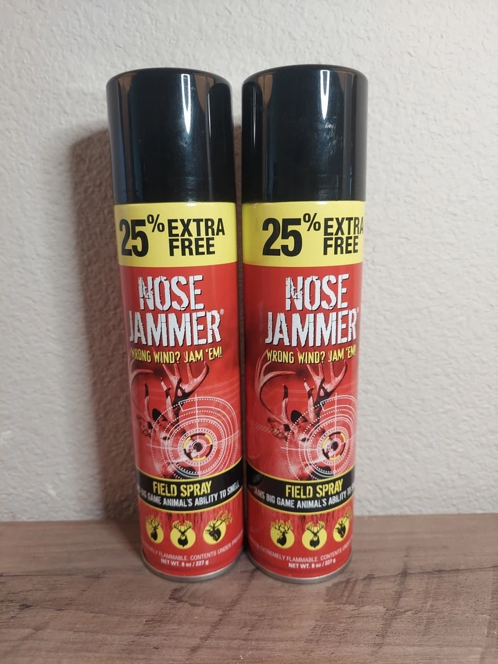 2 Nose Jammer Field Spray 8 oz Scent Killer for Hunting All Game Odor Masking - Image 1 of 2