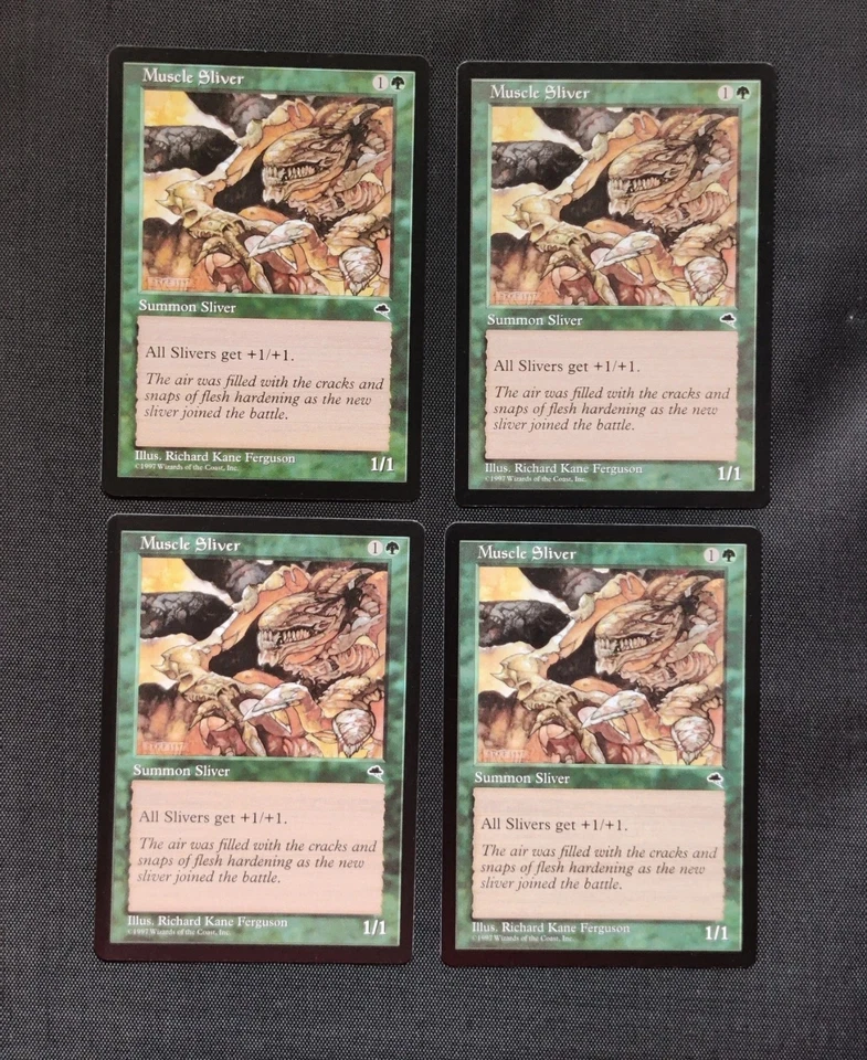 Tempest  MTG  Playset  Muscle Sliver  Magic - Image 1 of 2