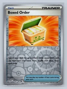 SV05: Temporal Forces #143/162 Boxed Order Reverse Holo - Picture 1 of 2