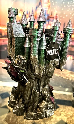 CUERPO DE BAÑO DE VILLANOS DISNEY FUNCIONA MALÉFICO DRAGÓN LE CASTILLO CANDELABRO *NUEVO* Foto 1 de 3