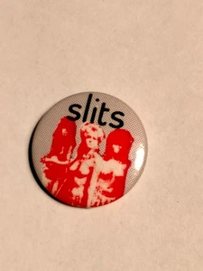 Slits punk punkrock vintage SMALL BUTTON music artist band 2 - Imagen 1 de 2