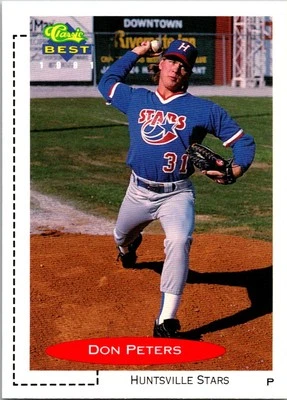 Don Peters 1991 Classic Best #288 Huntsville Stars - Image 1 of 2