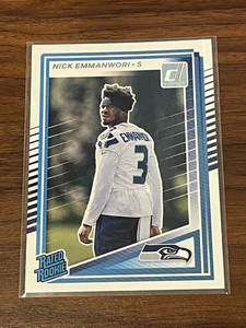 Panini Donruss Nick Emmanwori RC 2025 #348 clasificación novato Seattle Seahawks - Imagen 1 de 2