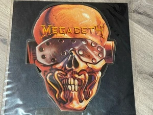 MEGADETH WAKE UP DEAD/ BLACK FRIDAY LP 1986 UK PICTURE DISC 45rpm  NICE! - Foto 1 di 7