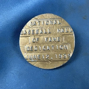 Vintage National Baseball Hall Of Fame Widmung Button 12. Juni 1939 RAR - Bild 1 von 2