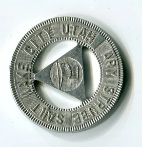 Salt Lake City, Utah Mary Struse Cut-Out Token - Picture 1 of 2