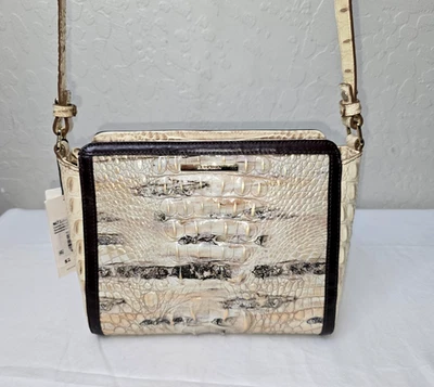 Brahmin Carrie Crossbody Sandalwood Coddington Leather Shoulder Bag NWT - Image 1 of 4