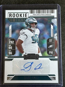 Panini Contenders 2024 - Gabe Hall - Boleto de novato autógrafo - Imagen 1 de 2