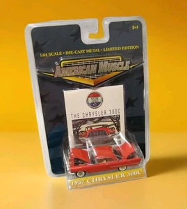 American Muscle Limited Ed. 1:64 Scale 1957 Chrysler 300C Red Ertl 🔴 Tan Int. - Picture 1 of 7