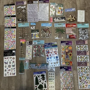 Jolee's boutique stickers Scrapbooking Lot Various Brands 30+ Scrabble Letters - Picture 1 of 18