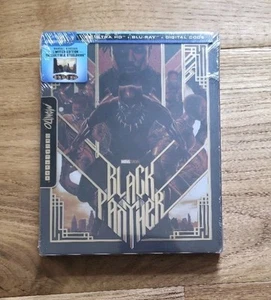 Black Panther Mondo 4K UHD Blu-ray Steelbook - Picture 1 of 14