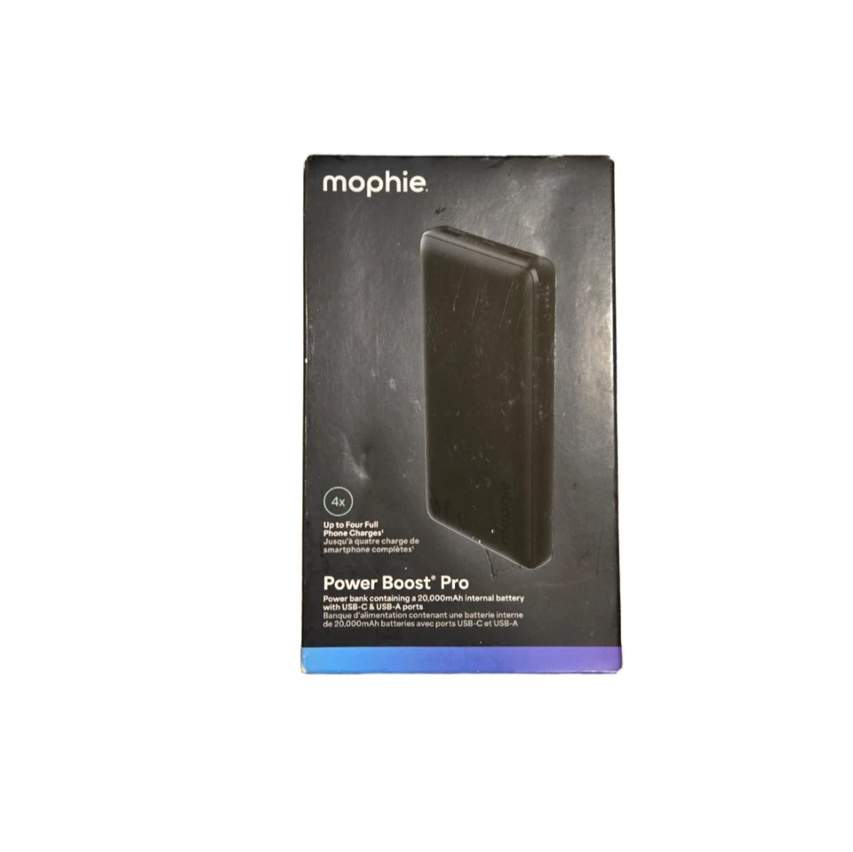 Cargador PowerStation Mophie 20k Power Boost con entradas USB-A y USB-C  Foto 1 de 4