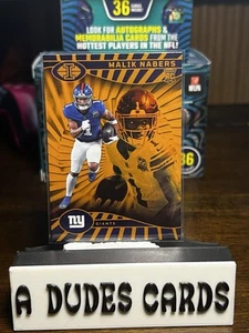 2024 Panini Illusions - Malik Nabers #66 Trophy Collection Orange (RC) - Picture 1 of 2