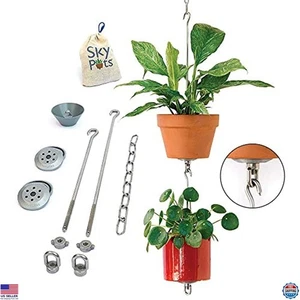 Confezione 2 Kit Appendi Pentole Con Accessori Per Giardini Verticali Interni/Esterno - Foto 1 di 6