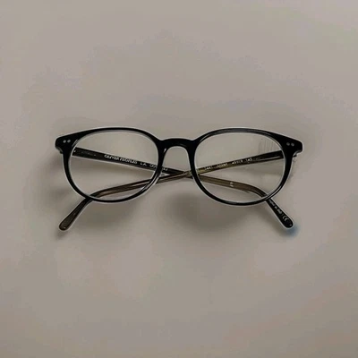 Oliver Peoples Mikett OV5429F 1441 Eyeglasses 49-19-145 Black Olive Italy - Image 1 of 4