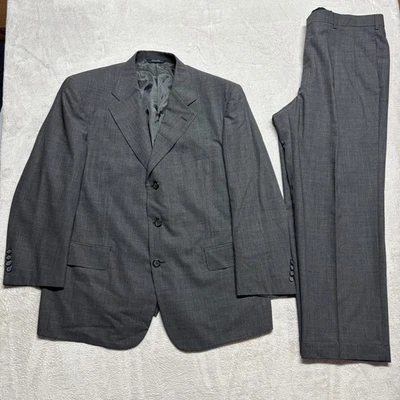 Brooks Brothers Brooks Cool 2-Piece Suit Wool Gray Mens 44S W39 Pant 38x28 - Imagem 1 de 4