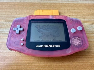 Nintendo Gameboy Advance AGB001 Fuchsia Blossom Pink Handheld System Console - Picture 1 of 6