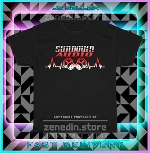Sundown Audio Car Audio Logo Herren T-Shirt American T-Shirt - Bild 1 von 4
