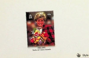 TURKS & CAICOS ISL. Sc 1271 NH ISSUE OF 1998 - PRINCESS DIANA - (DF25) - Picture 1 of 1