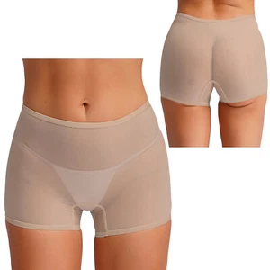 DE Damen Sexy Hotpants Transparent Unterwäsche Boxershorts Mesh Panties Dessous - Bild 1 von 49